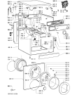 Схема №1 AWM 305/3 с изображением Резервуар для стиральной машины Whirlpool 481941818378