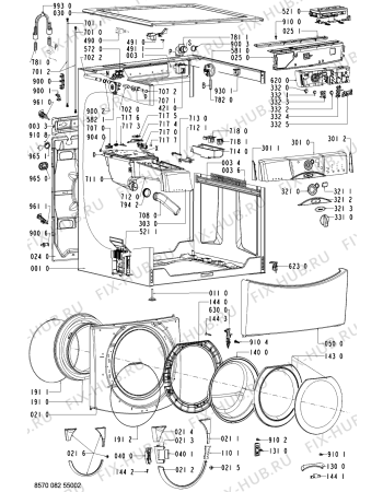Схема №2 082 WT/GY-MX с изображением Другое для стиральной машины Whirlpool 481221479977