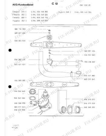 Взрыв-схема посудомоечной машины Aeg ELECTRONIC 268 I - Схема узла Section4