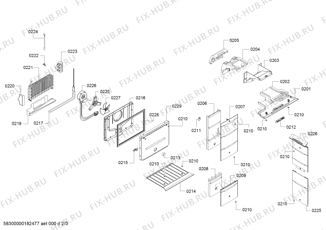 Схема №1 KDN43VR30I, Bosch с изображением Крышка для холодильника Bosch 00774822