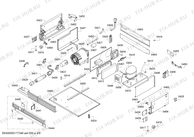 Схема №4 FIN36MIIL1 F 1911 VI с изображением Плата для холодильника Bosch 00770886