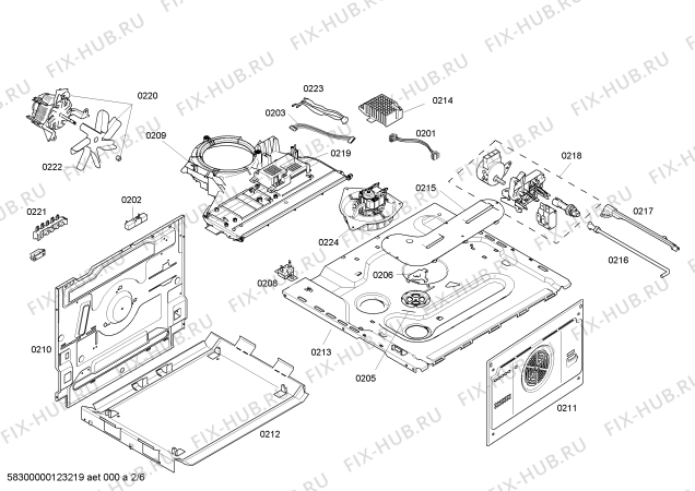 Схема №4 HB754750F с изображением Противень для плиты (духовки) Bosch 00477884