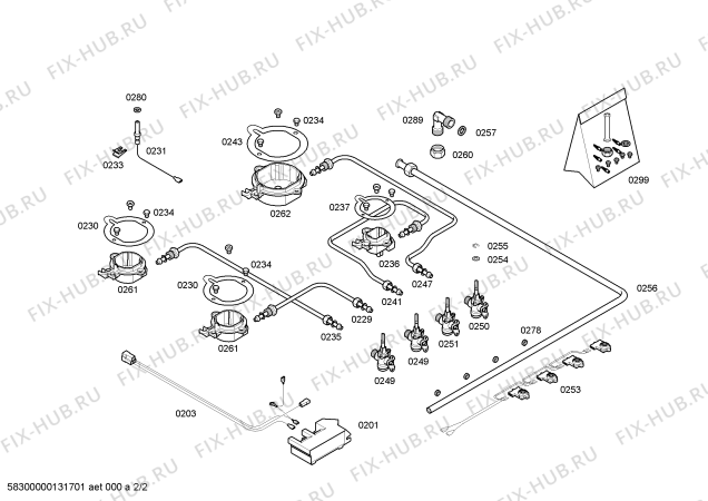 Схема №2 PCD652CEU с изображением Варочная панель для электропечи Bosch 00680805