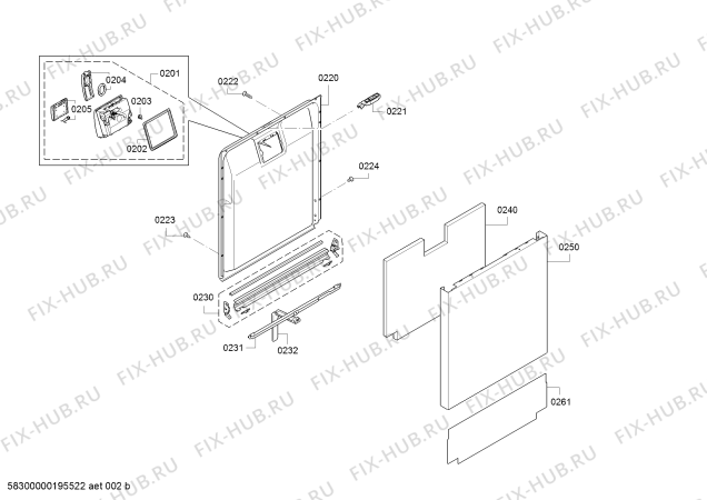 Схема №4 SN278I06TT IQ 700 с изображением Дисплейный модуль для электропосудомоечной машины Siemens 12014967