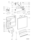 Схема №1 ADP 6639 IX с изображением Панель для посудомоечной машины Whirlpool 480140101863
