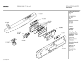 Схема №2 SGU55T02SK с изображением Передняя панель для посудомоечной машины Bosch 00438280