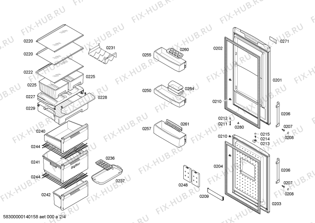 Схема №2 P1KNT3606B с изображением Логотип для холодильной камеры Bosch 00610882