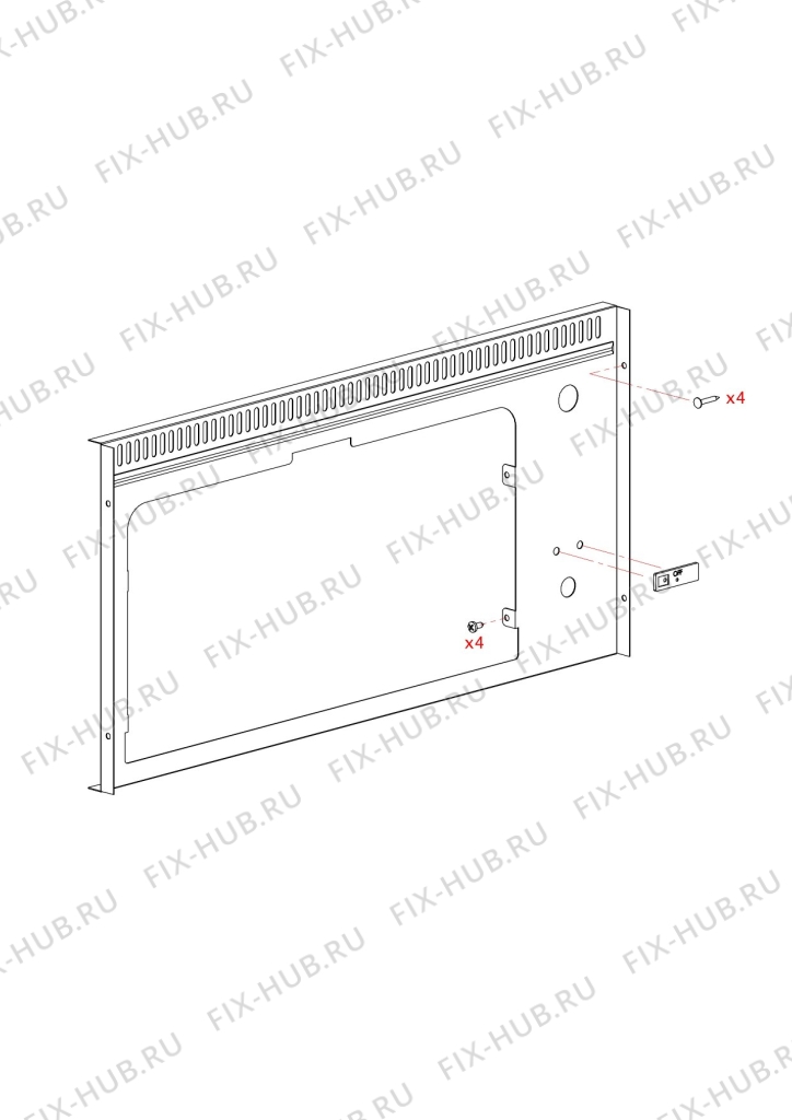 Большое фото - Другое для холодильника Electrolux 1053115208 в гипермаркете Fix-Hub