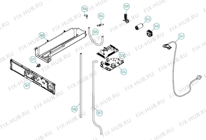 Взрыв-схема стиральной машины Gorenje PROD 06SCII UK   -Titanium (900002796, TDC44) - Схема узла 05