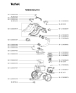 Схема №2 TW6951EA/410 с изображением Всякое для электропылесоса Tefal RS-2230000603
