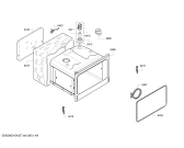Схема №5 HB7TI01GB с изображением Фронтальное стекло для электропечи Bosch 00685395