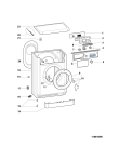 Схема №1 IWUE41051UA (F085672) с изображением Заслонка для стиральной машины Indesit C00304930