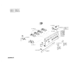 Схема №1 HU6428 с изображением Планка для плиты (духовки) Siemens 00110288