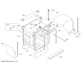 Схема №3 SBV93M50NL с изображением Передняя панель для посудомоечной машины Bosch 11006955