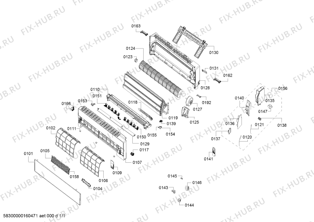 Схема №1 S1ZMI18905 с изображением Фильтр для кондиционера Siemens 00675726