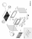 Схема №3 ACM 9414 V/IX с изображением Дверка для духового шкафа Whirlpool 482000018611