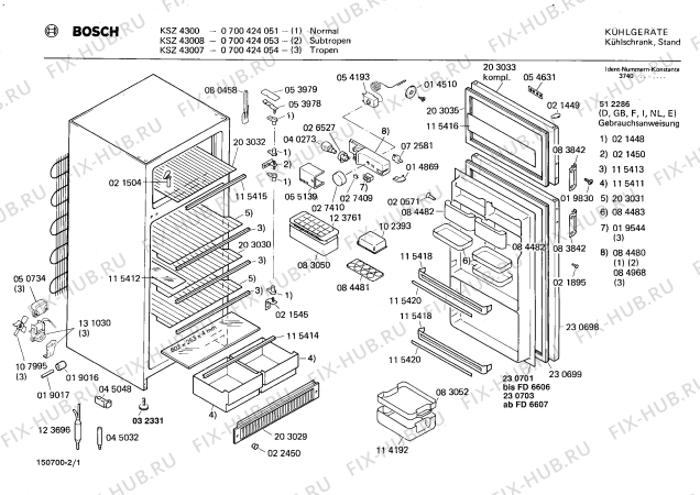 Схема №1 GTN3403FF с изображением Стартовое реле для холодильника Bosch 00027408