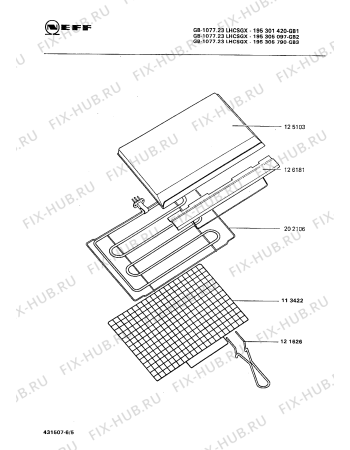 Схема №4 195301878 GB-1037.53LHCSG с изображением Противень для плиты (духовки) Bosch 00023736