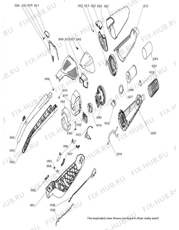 Схема №1 ZS325 с изображением Ручка для пылесоса Electrolux 4055317855
