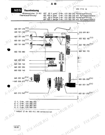 Взрыв-схема посудомоечной машины Aeg WAESP WSP 609 K - Схема узла Section1