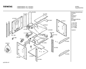 Схема №4 HB90355GB с изображением Внешняя дверь для плиты (духовки) Siemens 00437182