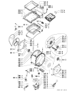 Схема №1 WATE 9573/1 с изображением Декоративная панель для стиральной машины Whirlpool 481245214475