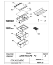 Схема №4 CDK34300 BEKO (7398810001) с изображением Дверка для холодильника Beko 4569790100