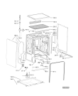 Схема №4 GSF EXCELLENCE с изображением Модуль (плата) управления для посудомойки Whirlpool 480140102296