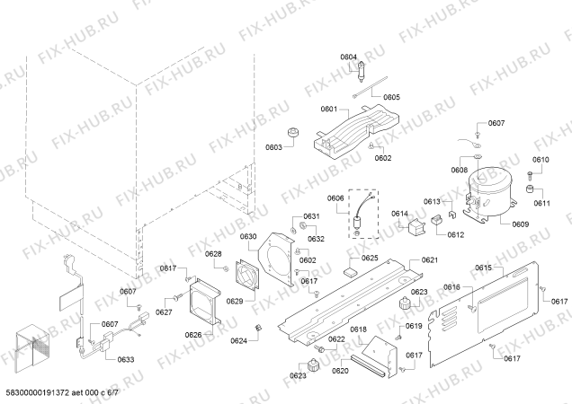 Схема №3 T24UW820LS с изображением Шина для плиты (духовки) Bosch 12011226