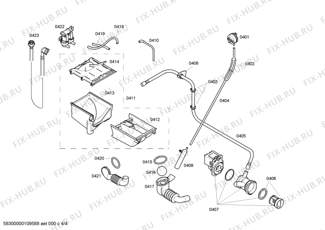 Схема №2 WXS71VW WM 2178XS с изображением Модуль управления для стиралки Siemens 00444833