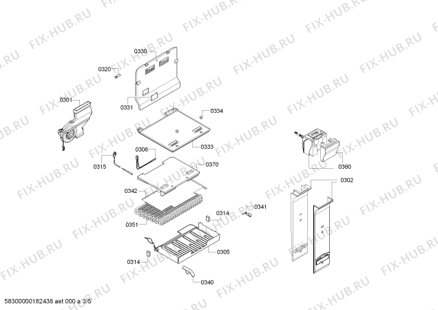 Схема №2 KDN46AW22 KDN с изображением Планка ручки для холодильника Bosch 00708913