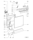 Схема №2 ADP 241 S WH с изображением Панель для посудомойки Whirlpool 481245371187