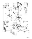 Схема №1 DWH M40 W 801.257.94 с изображением Шланг (трубка) для электропосудомоечной машины Whirlpool 481990500517