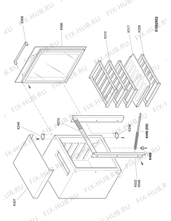 Схема №1 KCBWX70600R (F093815) с изображением Наставление для холодильника Indesit C00384046