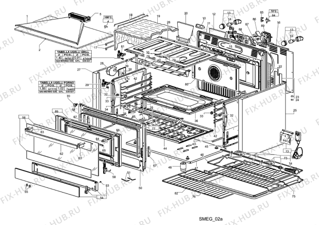 Схема №2 AP95F5CXEX (F084197) с изображением Кабель для электропечи Indesit C00302370