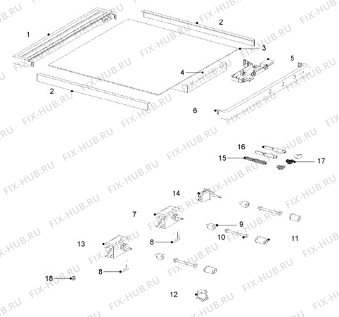 Взрыв-схема стиральной машины Quelle QD7-RD - Схема узла Electrical equipment 268