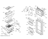 Схема №1 BD5772PNFI с изображением Вкладыш в панель для холодильной камеры Bosch 00707752