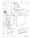 Схема №2 ADP 4510 WH с изображением Блок управления для посудомоечной машины Whirlpool 481221838387