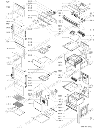 Схема №1 AKZ551IX (F091160) с изображением Инструкция по эксплуатации для электропечи Indesit C00363154