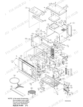 Схема №1 MCD1761E-m с изображением Кнопка для свч печи Aeg 50281689005