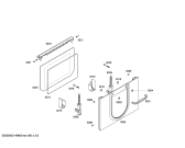 Схема №2 HBA23BN51 H.bosch.2D.BN1_nost.AC.f_glass.inox с изображением Внешняя дверь для духового шкафа Bosch 00685806