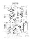 Схема №1 AWF 278/LA/BS EL78 с изображением Клавиша для стиралки Whirlpool 481941258498