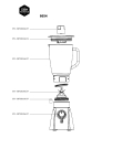 Схема №1 6631 с изображением Крышка для чаши для блендера (миксера) Seb FS-3072016631