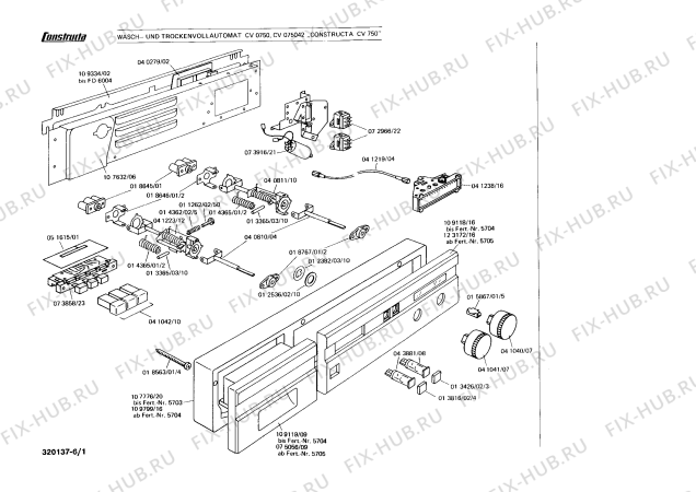 Схема №2 CV0750 CV750 с изображением Ручка выбора температуры для стиральной машины Bosch 00041041