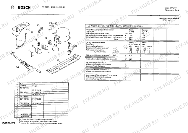 Схема №1 0700244772 KS2024 с изображением Декоративная планка для холодильной камеры Bosch 00123394