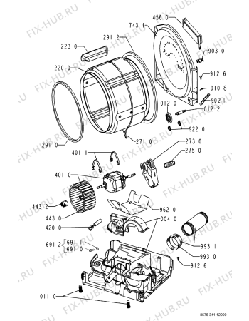 Схема №2 NEVADA C с изображением Модуль (плата) Whirlpool 480112100982