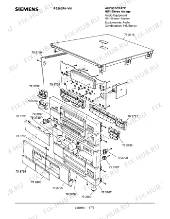 Схема №4 RS282R6 с изображением Модуль для жк-телевизора Siemens 00783094