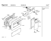 Схема №2 CSA410 с изображением Панель для духового шкафа Bosch 00288882