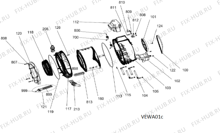 Схема №4 AWG/BM 7081 S с изображением Всякое для стиралки Whirlpool 482000098868
