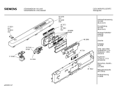 Схема №4 SE26A294EU с изображением Набор кнопок для посудомойки Siemens 00187375